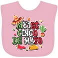 thumbnail image 3 of Inktastic My 1st Cinco De Mayo with Sombrero Red Chili Pepper Taco and Cactus Boys or Girls Baby Bib, 3 of 4