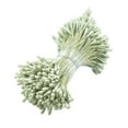thumbnail image 1 of 1 manojo de estambres y pistilos, flores artificiales, bricolaje para hacer flores y pasteles. verde claro, 1 of 9