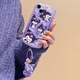 thumbnail image 5 of Funda de teléfono de TPU con dibujos animados Sanrio Kuromi 3D Hello Kitty Dog para Honor X7 X8 X6 X9B X9 50 70 20 80 60 90 Pro X6S Magic 4 Lite, 5 of 5
