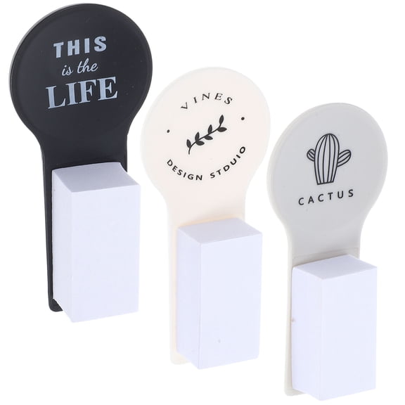 FOMIYES Plastic Toilet Cover Lifter Durable PP Sponge for Toilet Seats 3Pcs