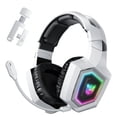 thumbnail image 1 of Audífonos Inalámbricos para Juegos para Ps5/ps4/pc/switch, Audífonos para Juegos Bluetooth de 2,4 G con Micrófono, Audífonos Estéreo para Juegos, Luz RGB y Ajustable para Laptop Mac, 1 of 9
