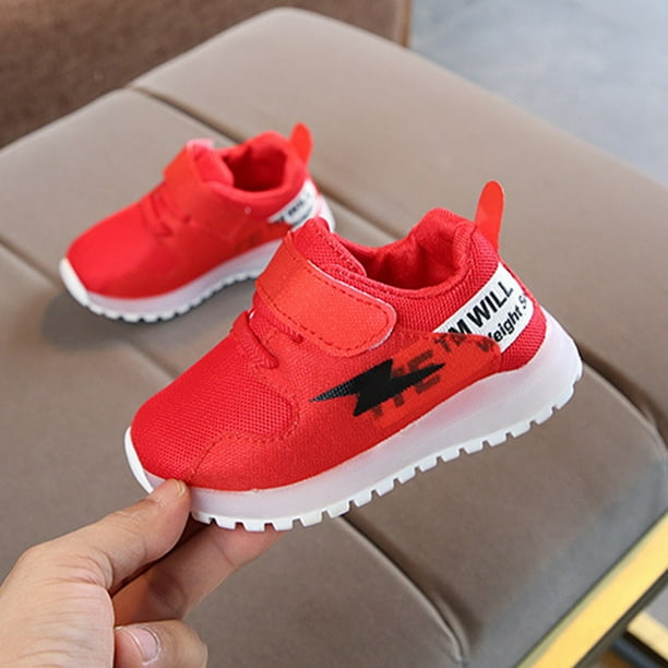 Patpat Baby Toddler Lightning Print Led Sport Shoes