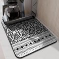 thumbnail image 4 of Washable Rubber Boho Style Vintage Floral Dish Drying Mats for Kitchen Counter Home Large Coffee Bar Pad Accessories and Decor for Utensils Stemware 18''x24'', 4 of 7