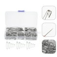 Haqieyen 1 Box of Safety Pin Clothing Tags Pins Metal DIY Pin for