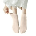 thumbnail image 1 of TIEVOSA Stockings to Keep Warm Sock Lightweight Cotton Socks（Beige）, 1 of 2