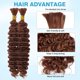 thumbnail image 4 of Cabello trenzado SOYI HAIR Deep Water Wave, 100 g, 56 cm, marrón, 4 of 6