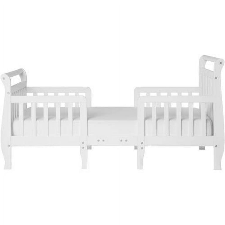 Dream On Me Emma 3-in-1 Convertible Toddler Bed, White