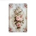 thumbnail image 3 of JML Non-Slip Microfiber & Rubber Doormat - Soft Entryway Rug for Home/Office (16"x24") - Easy Clean Door Mat for Indoor/Outdoor Use, Elegant Floral, 3 of 5