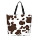 thumbnail image 1 of Fotbe Brown Cow Bolsa Tote Estética de Lona con Estampado para Mujer - Bolsa Reutilizable de Hombro Casual para Vacaciones, Compras, Trabajo y Gimnasio, 1 of 8