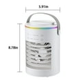 thumbnail image 2 of Aire acondicionado portátil, enfriador de aire inalámbrico personal recargable, ventilador de escritorio silencioso, ventilador de aire acondicionado pequeño de 3 velocidades, mini enfriador, 2 of 5