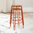 thumbnail image 3 of Hairpin Bar Stool with Solid Wood Seat, 3 of 4