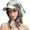 White/Dot, variant on Classic Plaid Dot Bandana Headscarf with Wide Sun Visor Women Adjustable Chemo Headwear Head Wrap Travel Beach Sun Hat
