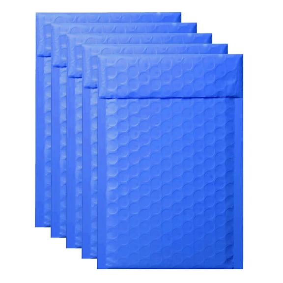 6.7×9" Inch Bubble Mailers 5 Pack Small Bubble Mailers Waterproof Padded Envelopes Self Seal Adhesive Shipping Bags for Mailing Cards Jewelry Makeup and Small Business Packaging(5 PCS)