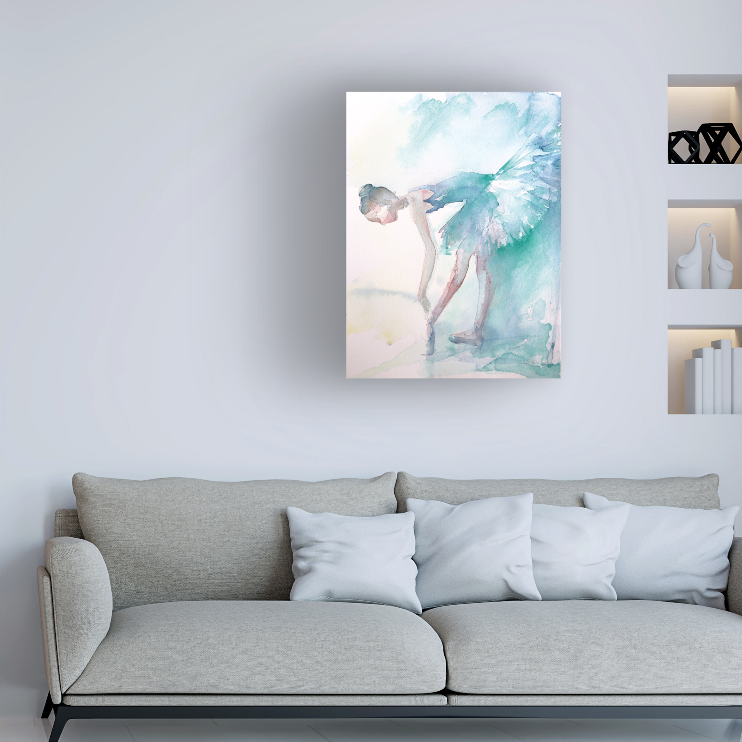 Trademark Fine Art 'Pointe Shoes' Canvas Art by Aimee Del Valle