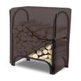 thumbnail image 4 of COVERS&ALL Outdoor Firewood Log Rack Cover - 100% Waterproof Heavy Duty 12 Oz Patio Rack, Wood Holder Cover with Zipper Closure & Air Pockets (42"H x 48"W x 24"D, Coffee), 4 of 6