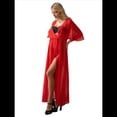 thumbnail image 1 of Traje de Baño de para Mujer, Cárdigan con Abertura Frontal, Bikini Fluido de Verano, Ropa de Playa Rojo un Tamaño, 1 of 8