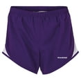 thumbnail image 2 of Women's Boxercraft  Purple Kansas State Wildcats Essential Lined Athletic Shorts, 2 of 3