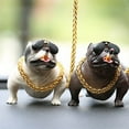 thumbnail image 5 of Bully Dogs Car Dashboard Decor Figurines Ornaments Gift for Office Desk Bedroom, 5 of 12