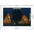thumbnail image 5 of Art.com Island of the Dead, by Arnold Bocklin, 1880, Swiss Romantic/Symbolist Painting, Oil on Wood. A Drap Art Print by Everett - Art, White Frame Wall Art, 29" x 21", 5 of 5