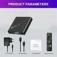 thumbnail image 4 of Boîtier Décodeur Réseau H618 Télévision Intelligente pour Android 12 WiFi Double Bande Projection d'Écran 8K TVBOX Prise US, 4 of 5