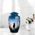 thumbnail image 6 of Teddy Bear Cremation Urns For Keepsake 1 Large, Blue Miniature Urns For Human Ashes For Male And Female, Set Of 4, Little Funeral Urn For Mom And Dad, Combo 10&3 Inch, 6 of 7