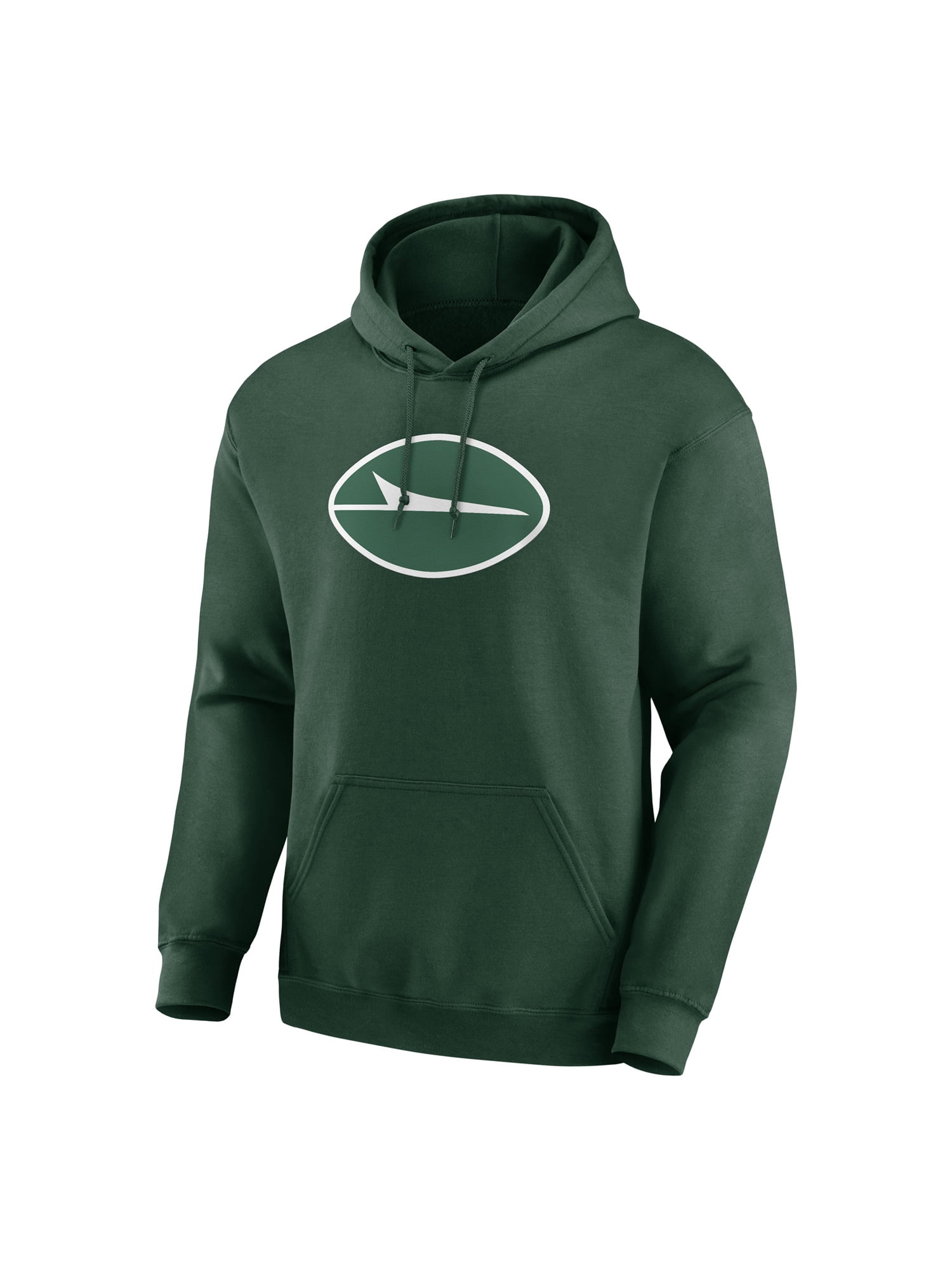 NFL New York Jets Men's Cotton Green Long Sleeve Fleece Hoodie