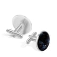thumbnail image 3 of Constellation Men's Stainless Steel Cufflink Set for Formal Attire, Shirt Clip Included - Ideal for Weddings and Business Meetings, 3 of 6