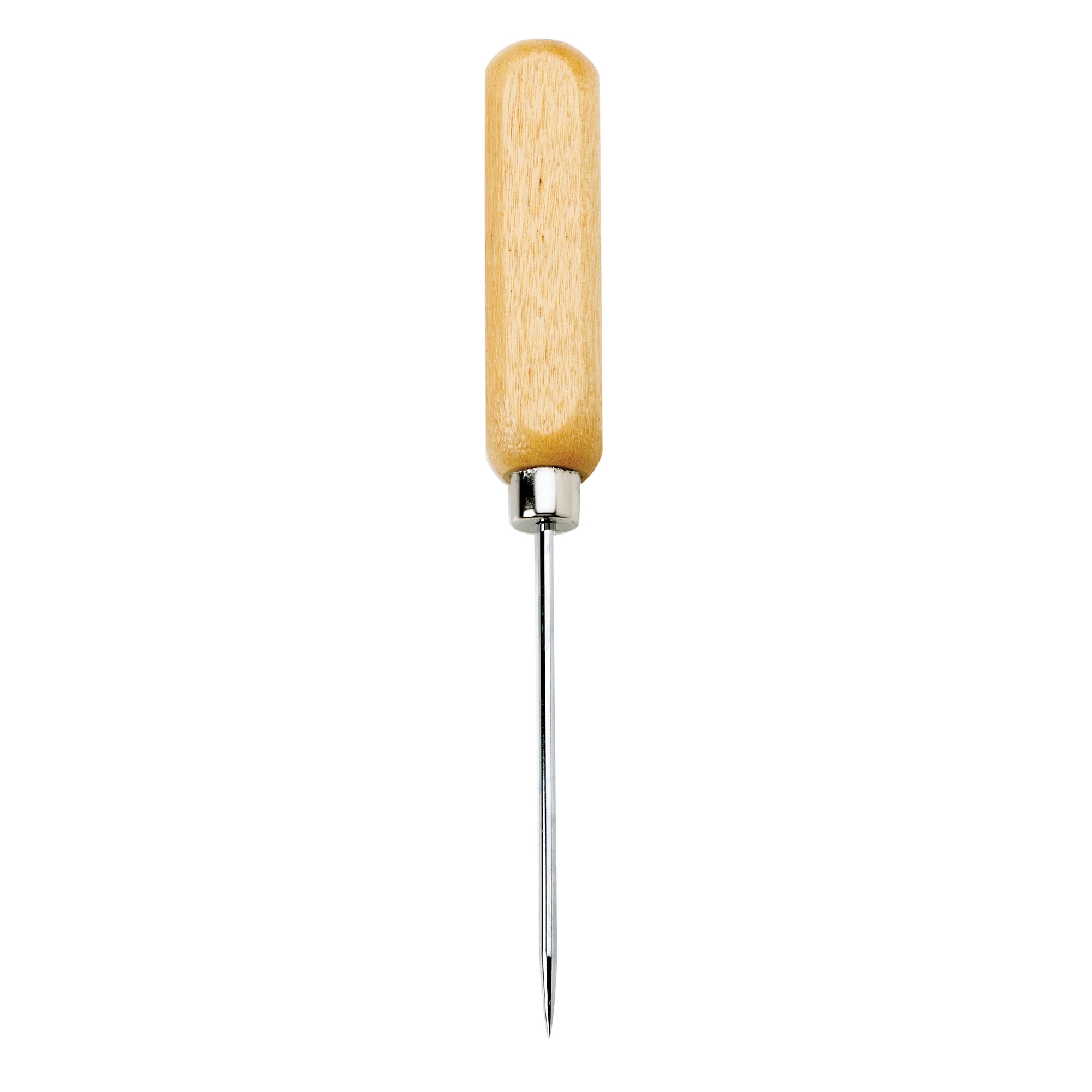 HIC Kitchen Ice Pick, Wood Handle, 7.75