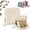 Beige, variant on Small Travel Jewelry Case, Soft Velvet Organizer Pouch for Bangles, Bracelets, Large Earrings, Beaded Necklaces, Anti-Scratch & Portable Jewelry Bag Holder for Daily Use & Gift