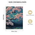 thumbnail image 2 of Creowell  Cherry Blossom Moon Lake Landscape Framed Canvas Wall Art - Japanese Aesthetics Floral Art Print for Living Room, Bedroom, Kitchen and Office Decor 16x20 in, 2 of 5