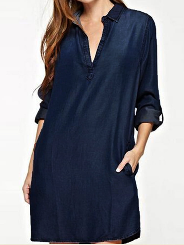 long sleeve low cut dress