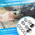 thumbnail image 3 of 1 Juego Puerta Cerradura Cilindro con 2 Llaves 707624 703369 para Ford E -250, 3 of 8