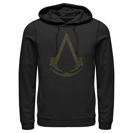 Men's Assassin's Creed Circuit Board Creed Pull Over Hoodie Black Small
