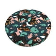 thumbnail image 2 of Xecao's Rottweiler Print Stool Covers offer stylish, washable protection for PU round bar stools, perfect for home or commercial use., 2 of 7