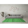 thumbnail image 3 of Ahgly Company Indoor Rectangle Oriental Emerald Green Industrial Area Rugs, 6' x 9', 3 of 4