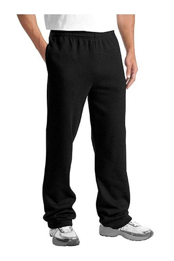 USA INC Men's Fleece Pants with Pockets Track Pants Joggers for Men, Heather Gray 3XL