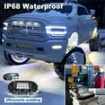 thumbnail image 3 of RGB LED Rock luces neón impermeable coche bajo brillo Kits de luz Auto chasis Underglow luz para coche bajo Underglow atmósfera decorativa esquí esquí Gafas de esquí, 3 of 5