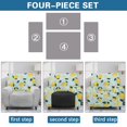 thumbnail image 6 of Kuiaobaty Lemon Pattern Recliner Couch Cover Stretch Reclining Sofa Slipcover Breathable Recliner Chair Cover Large Washable Reclining Slipcover with Pocket for Living Room, 6 of 8