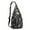 Black-16, variant on Star Map Sling Backpack - Celestial Navigation Print Design, Lightweight Anti-Theft Daypack for Alternative Fashion Students