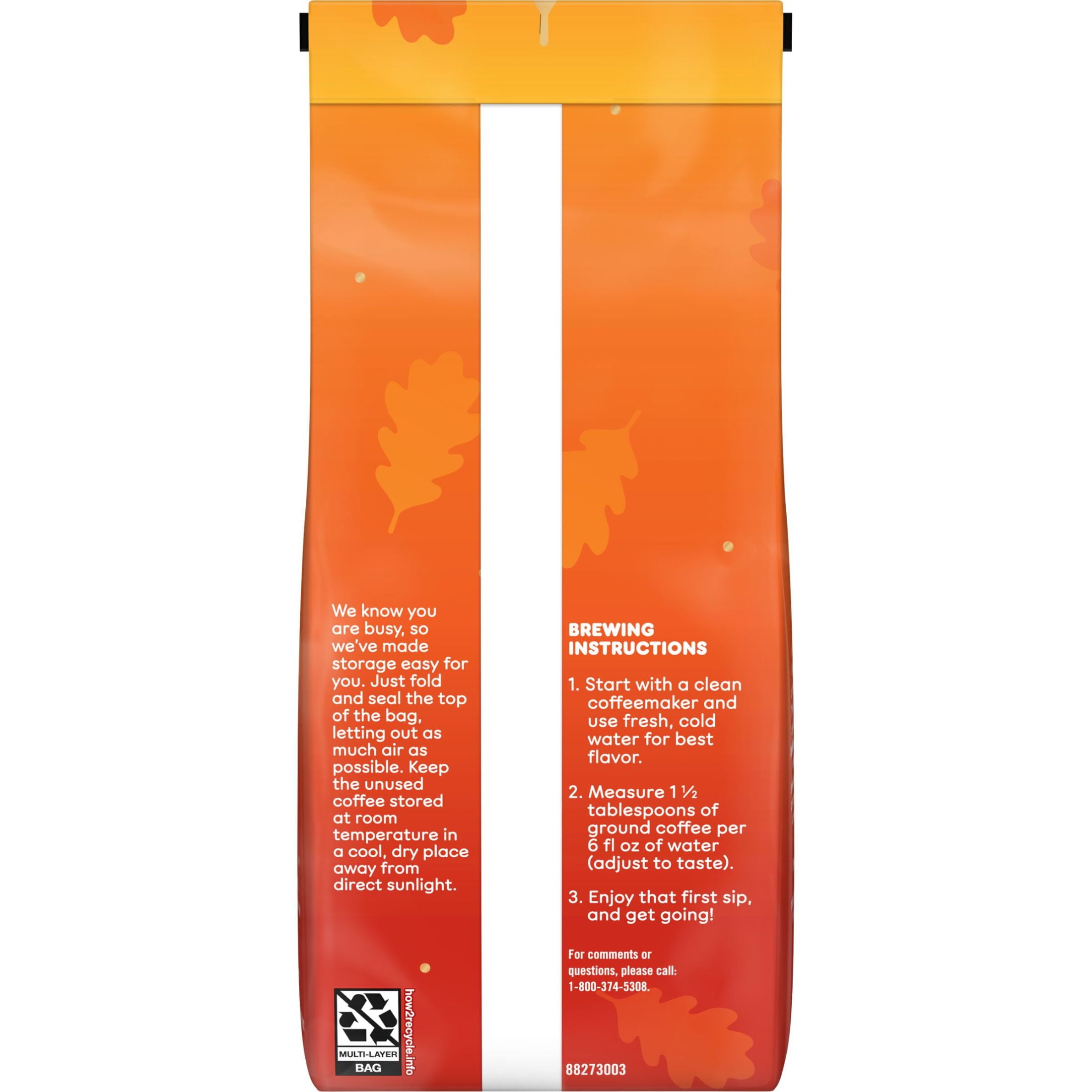 (2 pack) Dunkin’ Pumpkin Spice Artificially Flavored Ground Coffee, 11 oz Bag