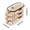 C, variant on VWRXBZ Egg Holder Double Storage Box Home Multi-layer Automatic Rolling Storage Box Kitchen Refrigerator Transparent Rolling Rack Home Decor