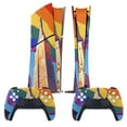 thumbnail image 2 of Skin Sticker for PS5 Slim Standard PS5 Pro Disc Digital Edition Console and Controllers Decals for Playstation 5 (Dimry46p ,PS5 Pro Standard), 2 of 5