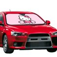 thumbnail image 2 of Windshield Sun Shade Foldable Car Front Window Sunshade For Car Suv Trucks Vans - Best Heat Shield Blocker Visor Cover Blocks Uv Rays And Keeps Your Vehicle Cool-Medium, 2 of 5