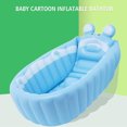 thumbnail image 2 of Bañera inflable para bebés, bañera portátil, baño antideslizante para niños pequeños, 2 of 8