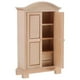 thumbnail image 3 of Miniature Wooden Wardrobe for Dollhouse – Tiny Closet Model for Micro Scene Decoration, Handmade Dollhouse Furniture for Birthdays & Holidays, 3 of 5