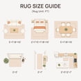 thumbnail image 4 of GENIMO 2'x6' Runner Rug, Washable Non Slip Soft Persian Hallway Runner for Kitchen Entryway Laundry Room, Slate Grey, 4 of 11