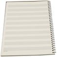 thumbnail image 4 of Cuaderno de notas con partituras en blanco para composición musical, 50 páginas, 26 x 19 cm, 4 of 4