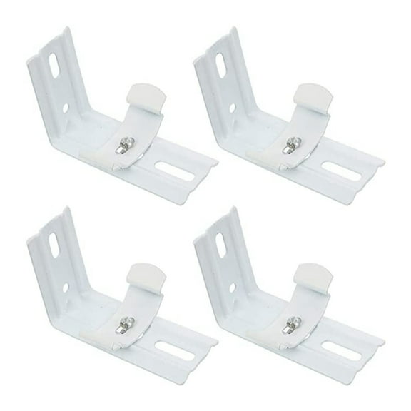 ROZYARD 38mm 1.5in Curtain Vertical Blind Bracket Mounting Vertical Blind L Bracket Clip