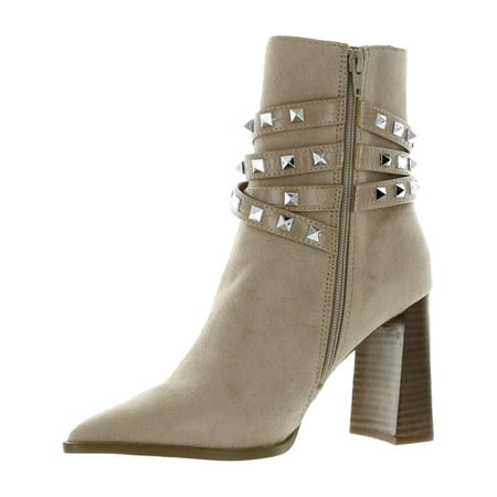 

Steve Madden Womens Scandal Faux Suede Studded Booties