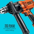 thumbnail image 3 of BLACK+DECKER Electric Drill, 1/2-Inch, 7.0 Amp (DR560), 3 of 5